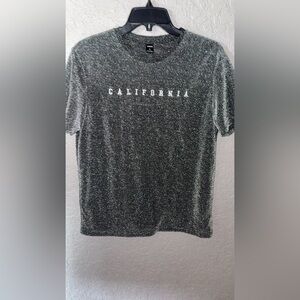 SHEIN Black California Graphic Boys Youth Small Tee